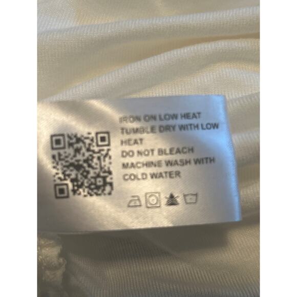 NWT Cider Brand Women's Cream Color Sleeveless Tank Top Shirred Size 3X - Picture 7 of 7